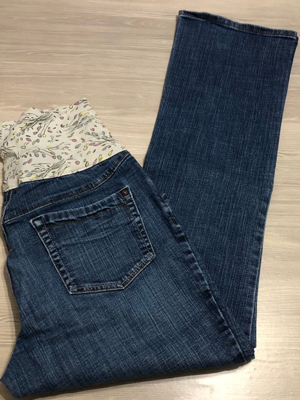 Old Navy Maternity Jeans Stretch Boot Cut Blue Women's Size M - Picture 9 of 13